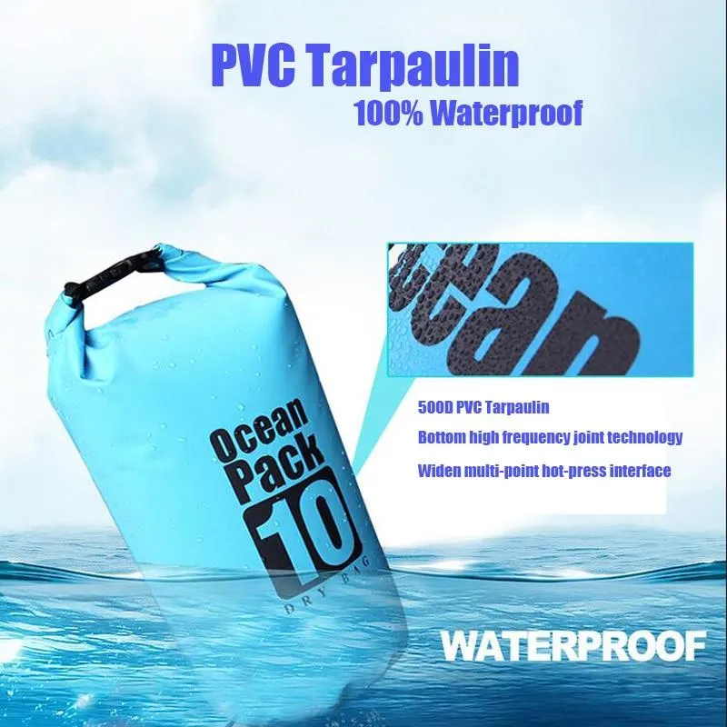 5L/ 10L /20L Outdoor Waterproof Dry Storage Bag