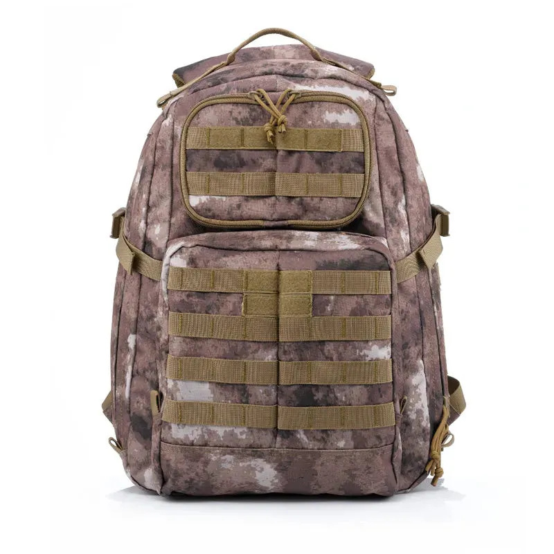 A88033 55L Large Capacity Outdoor Sports Hiking Camping Waterproof Camouflage Backpack Mountain Bag