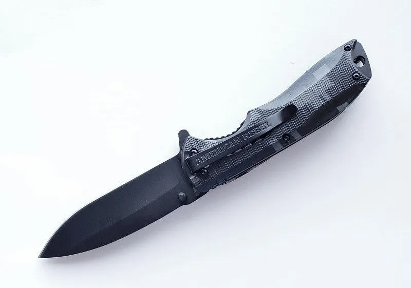 American Rebel Folding Knife with Camo Grip