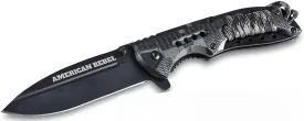 American Rebel Folding Knife with Camo Grip