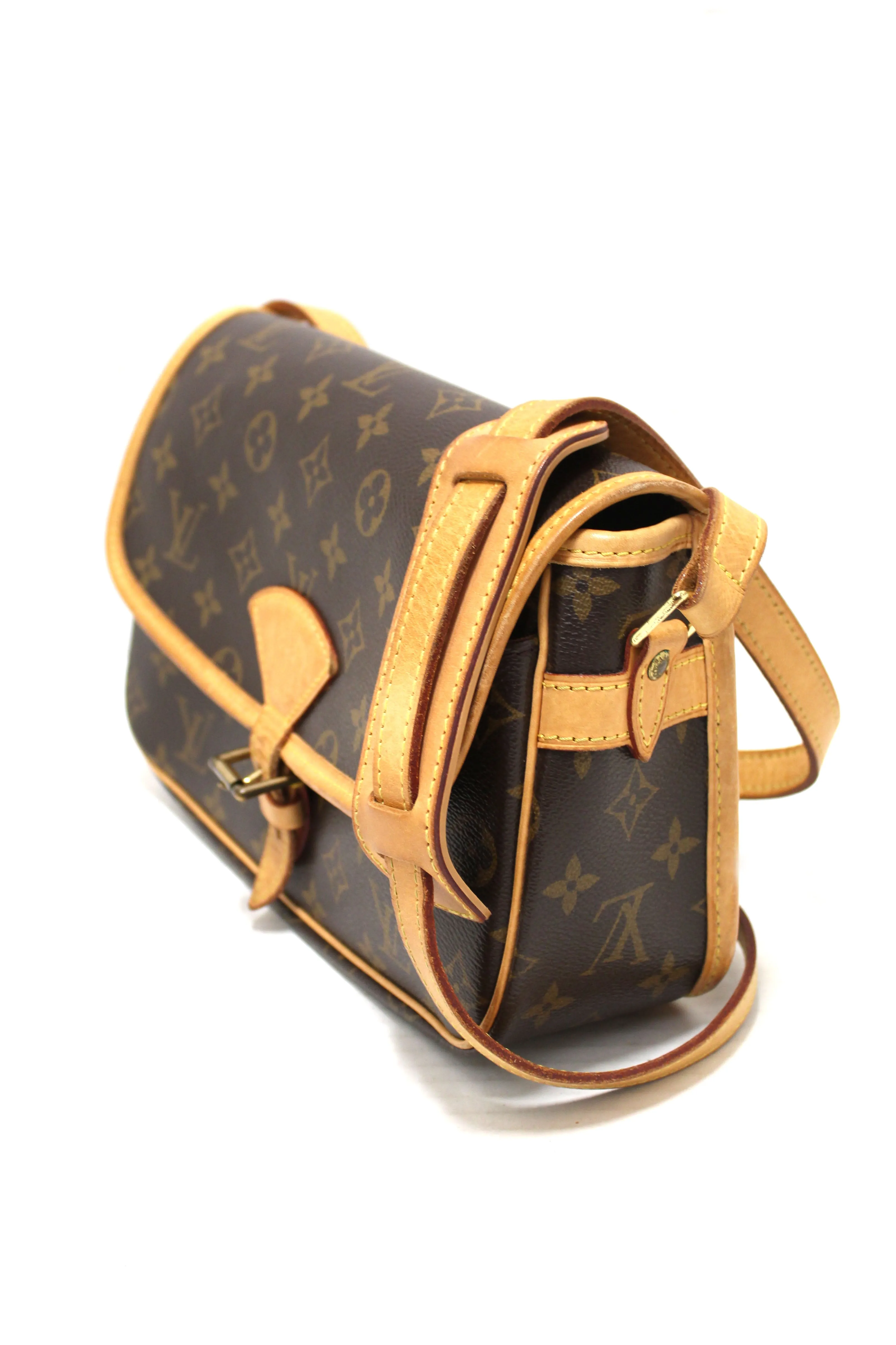 Authentic Louis Vuitton Classic Monogram Sologne Messenger Bag
