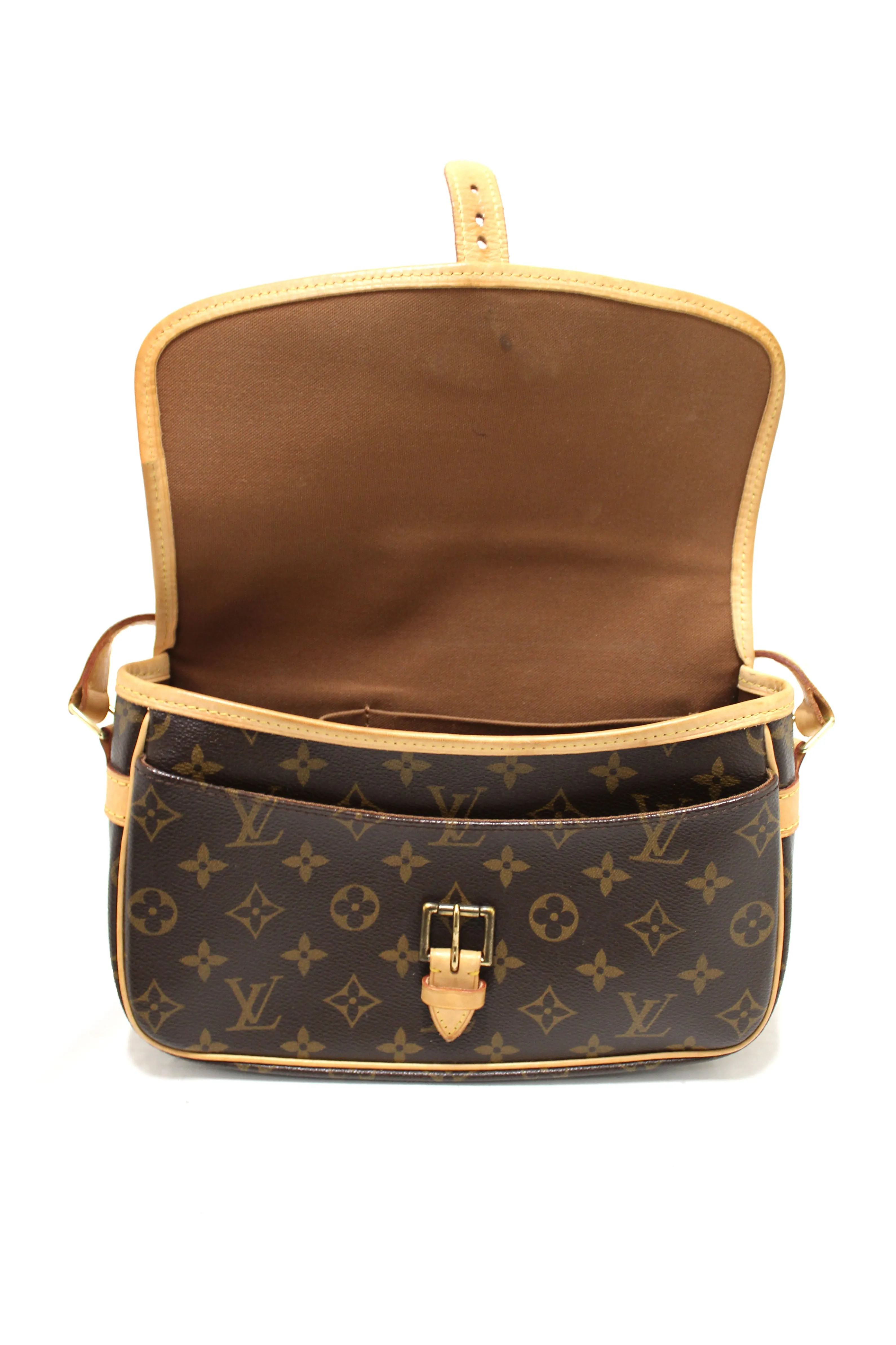 Authentic Louis Vuitton Classic Monogram Sologne Messenger Bag