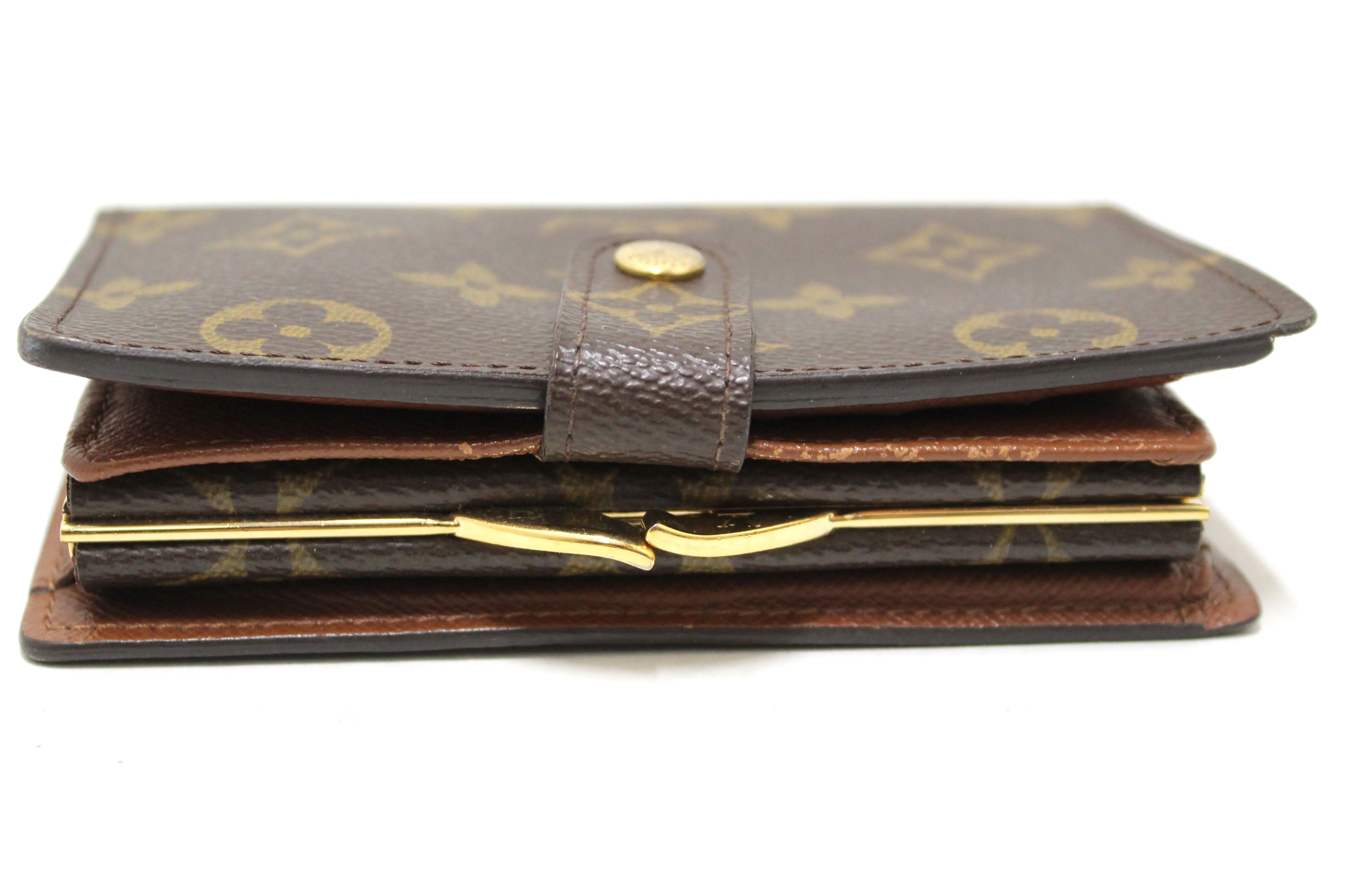 Authentic Louis Vuitton Monogram Canvas French Wallet