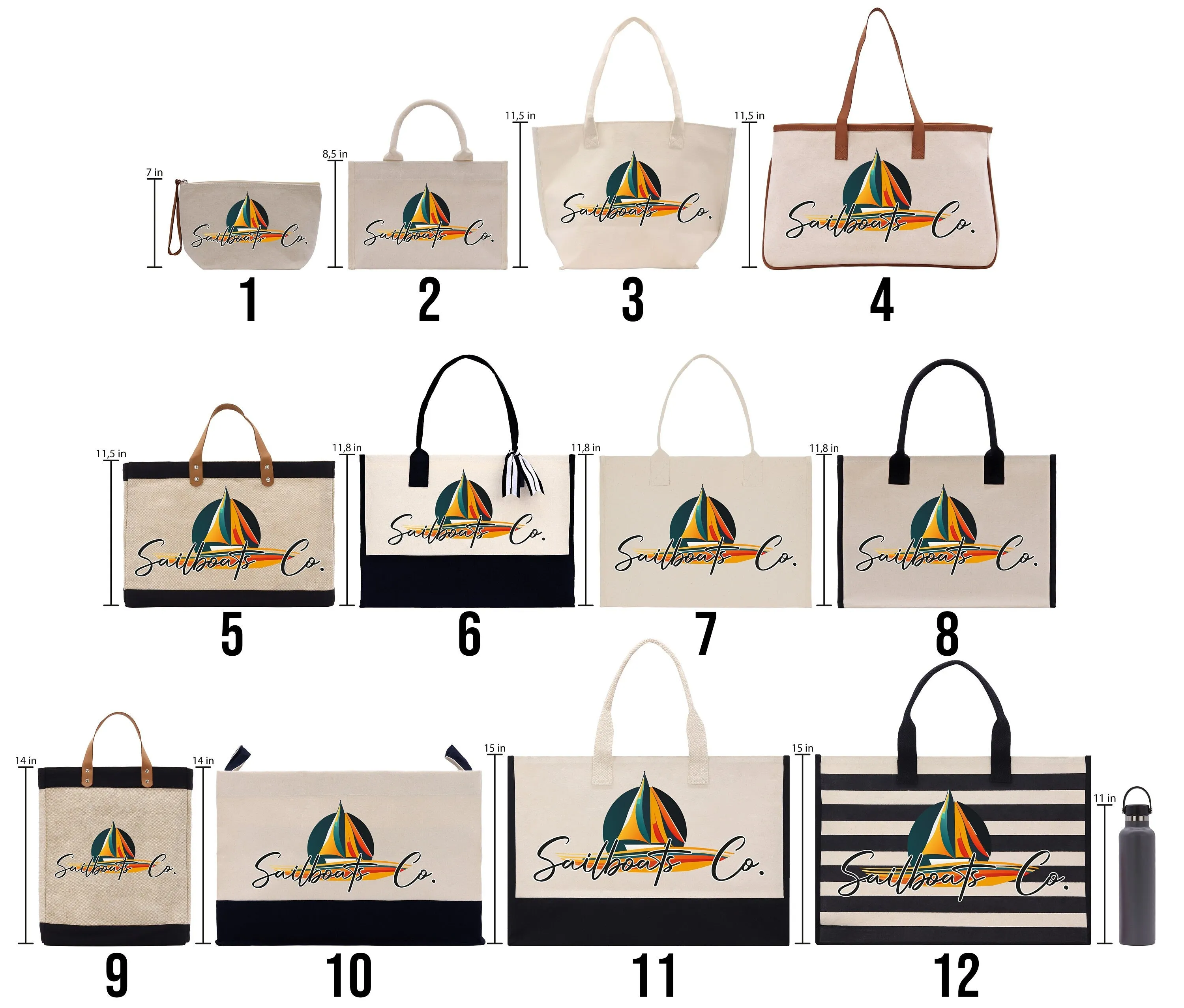 Beach Life Cotton Canvas Tote Bag Large Chic Tote Bag Gift for Her Girls Weekend Tote Weekender Bag Weekend Tote Beach Bag (BLTB1001)