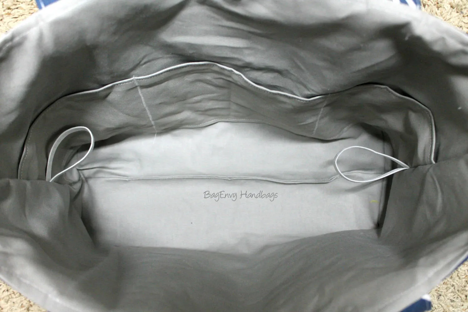 Black  Arrows - Grey Deer Head with Vegan Leather - Outside Pockets - Tote Bag /  Diaper Bag  / Large Bag