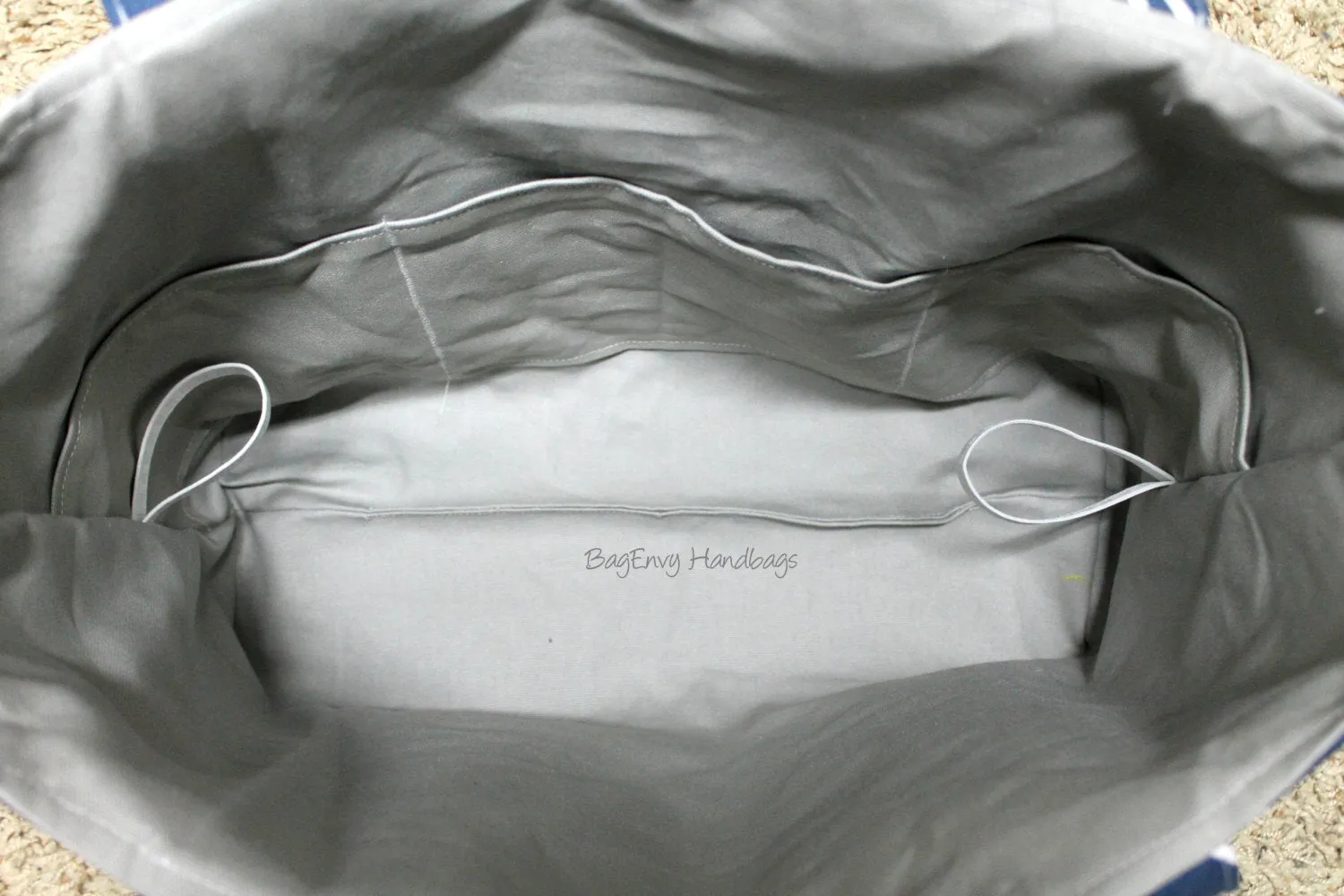 Black Arrows with Vegan Leather - Tote Bag /  Diaper Bag /  Medium Bag -