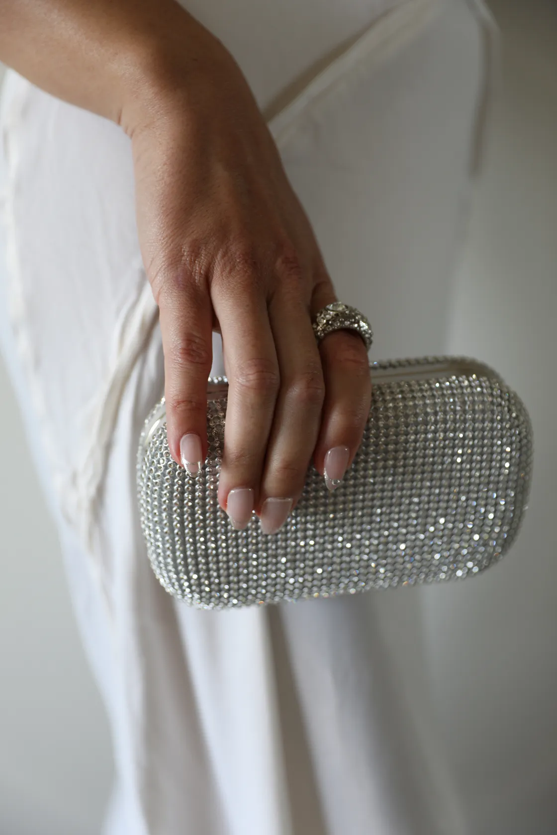 Black Crystal Evening Clutch