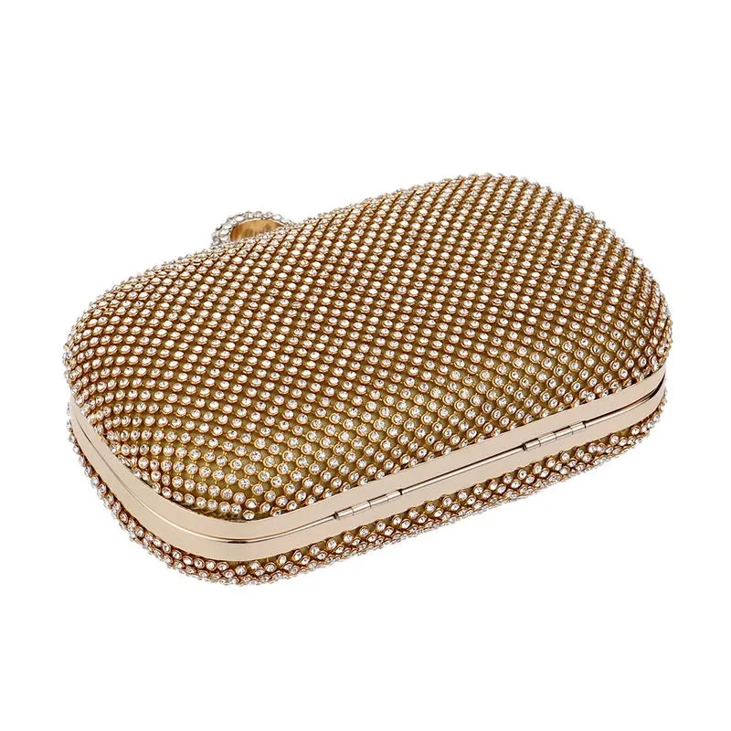 Black Crystal Evening Clutch