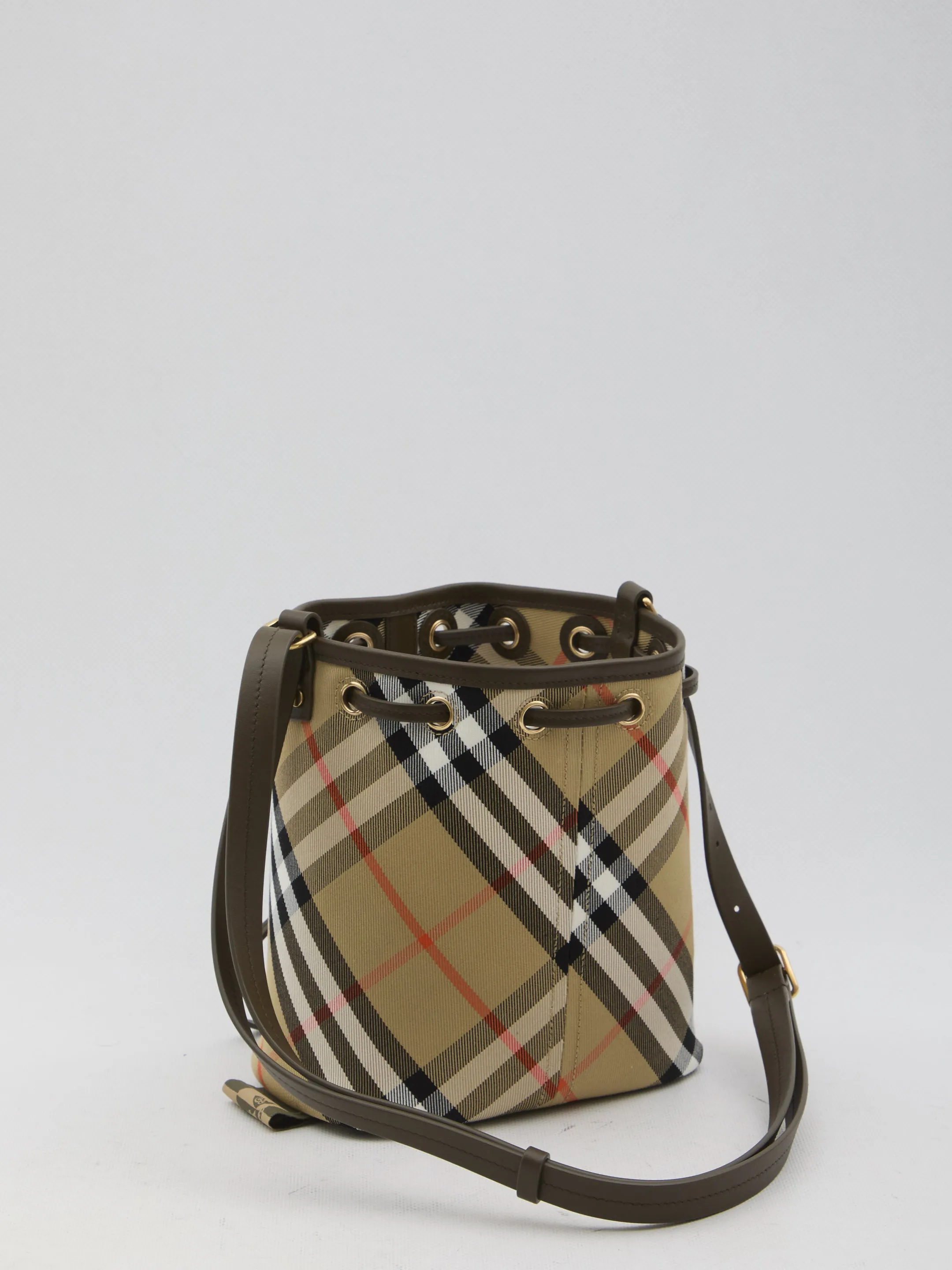 Burberry Check Bucket Bag