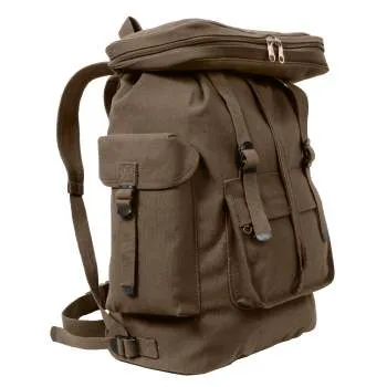 Canvas European Style Rucksack Backpack