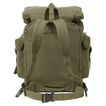 Canvas European Style Rucksack Backpack