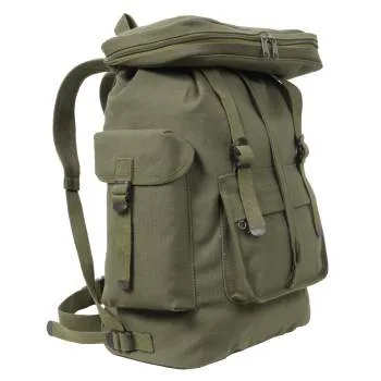 Canvas European Style Rucksack Backpack