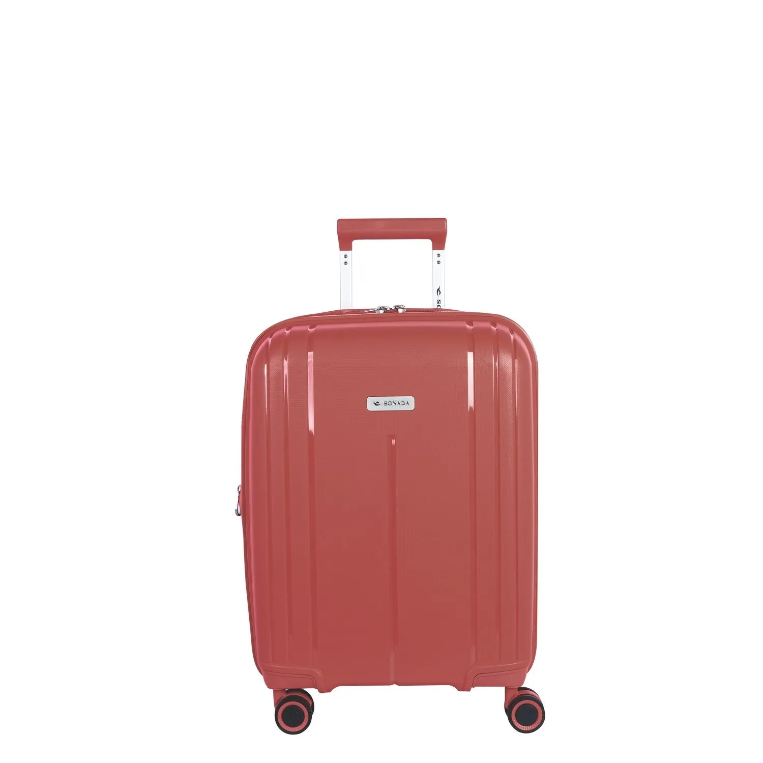 Cape Town Collection Trolley Set of 3   Free Beauty Case, Red