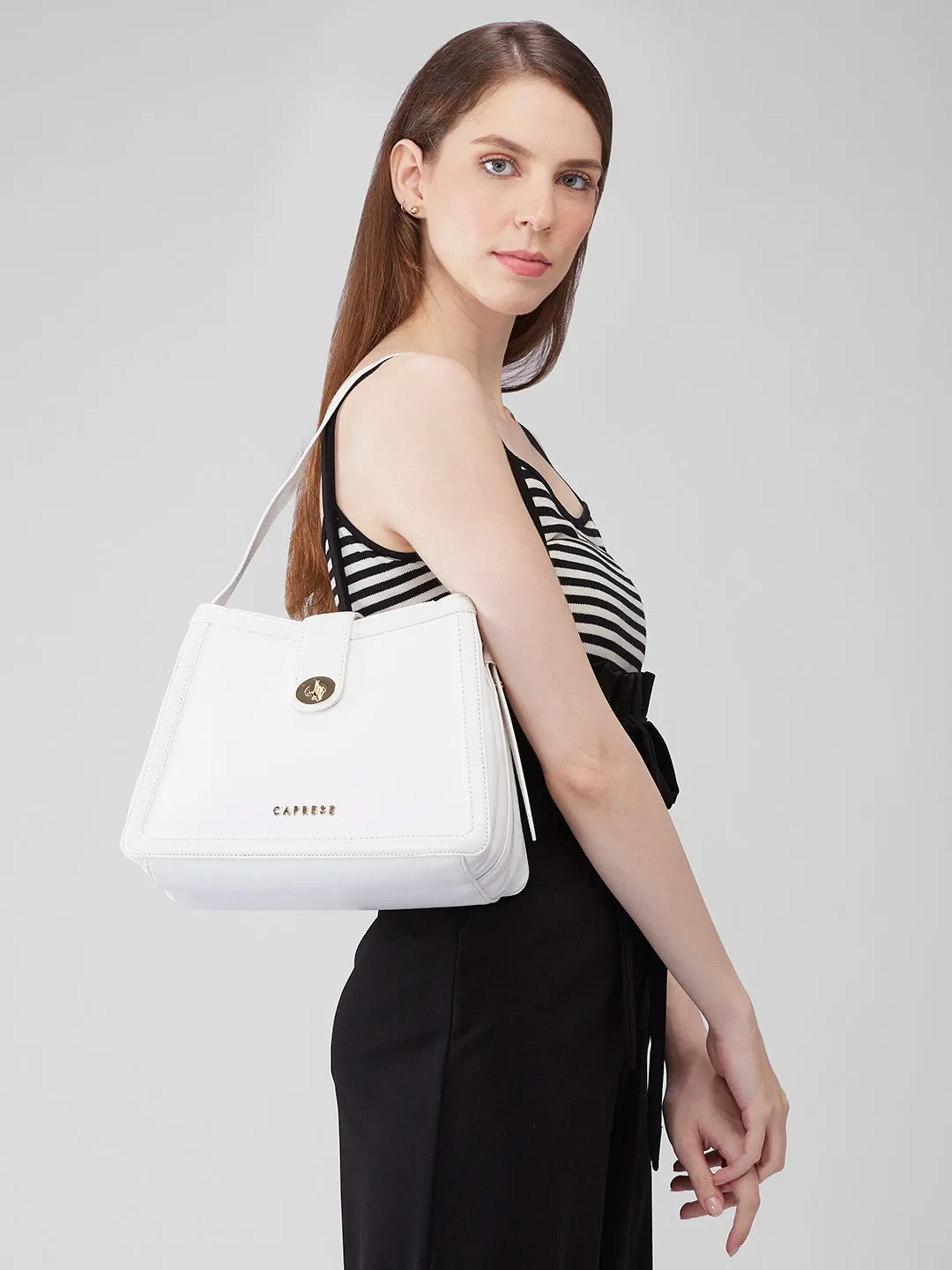 Caprese Aurora Satchel Small Pink Handbag