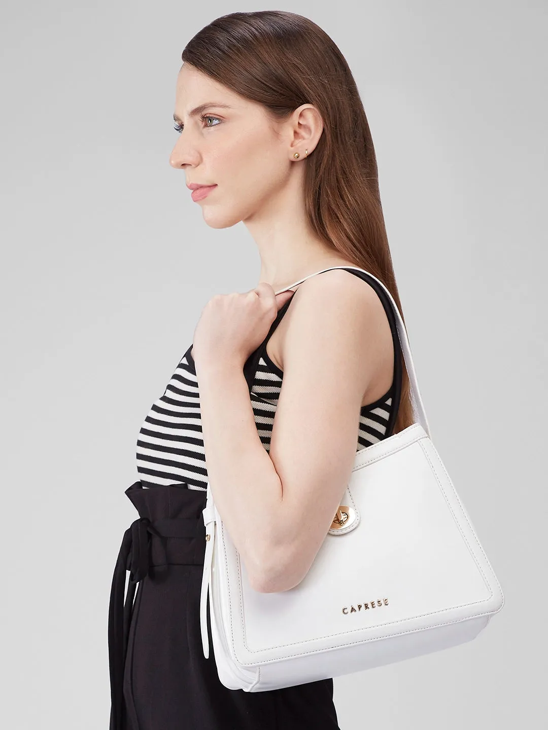 Caprese Aurora Satchel Small Pink Handbag