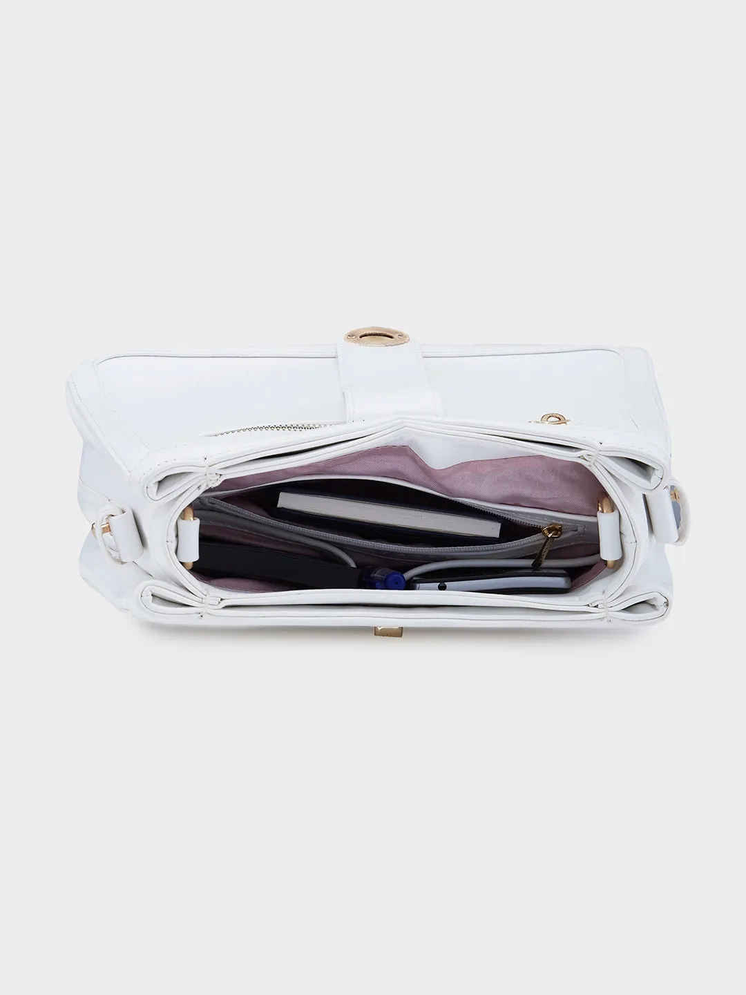 Caprese Aurora Satchel Small Pink Handbag