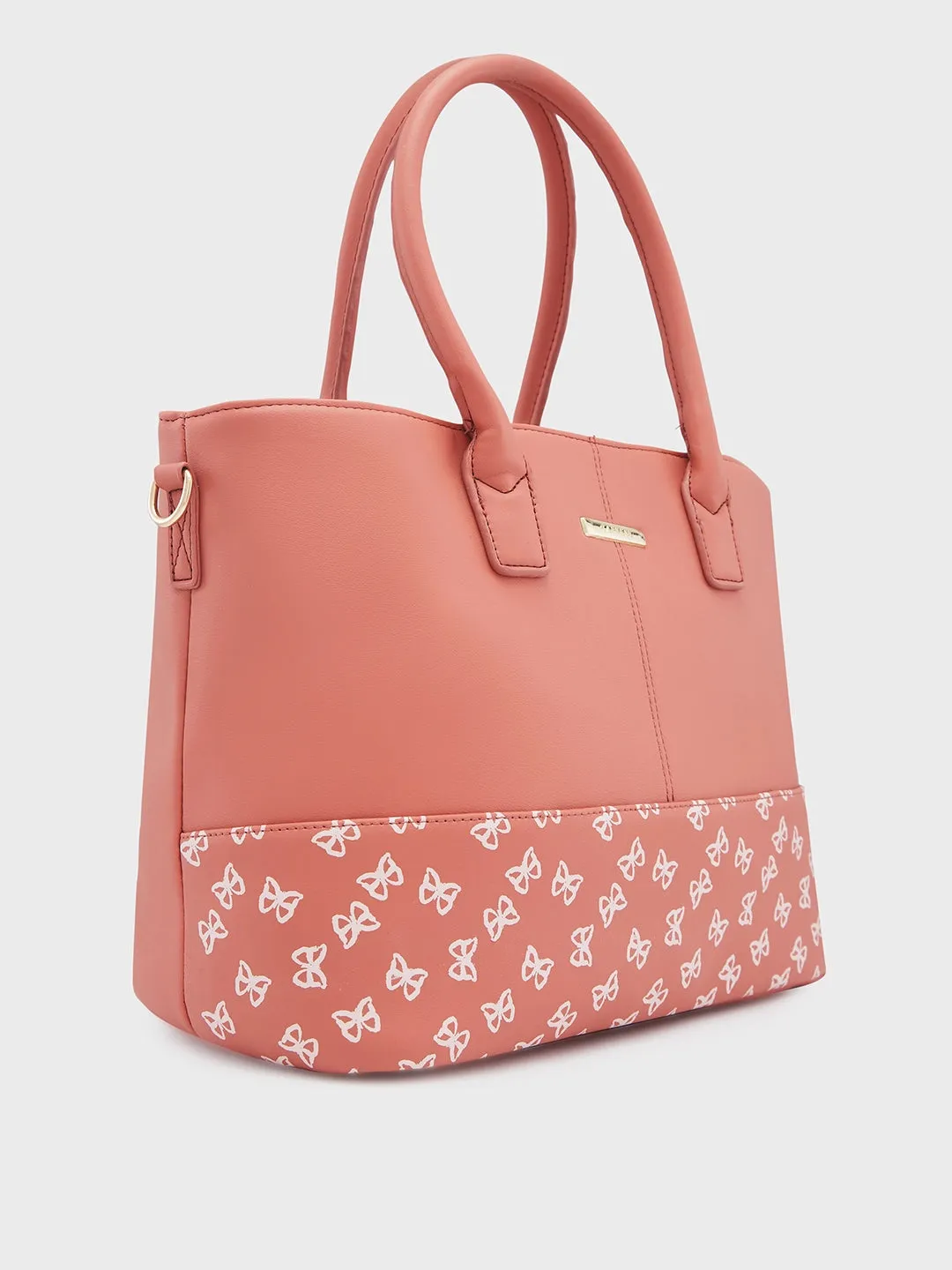 Caprese Milly Satchel Large Mud Peach