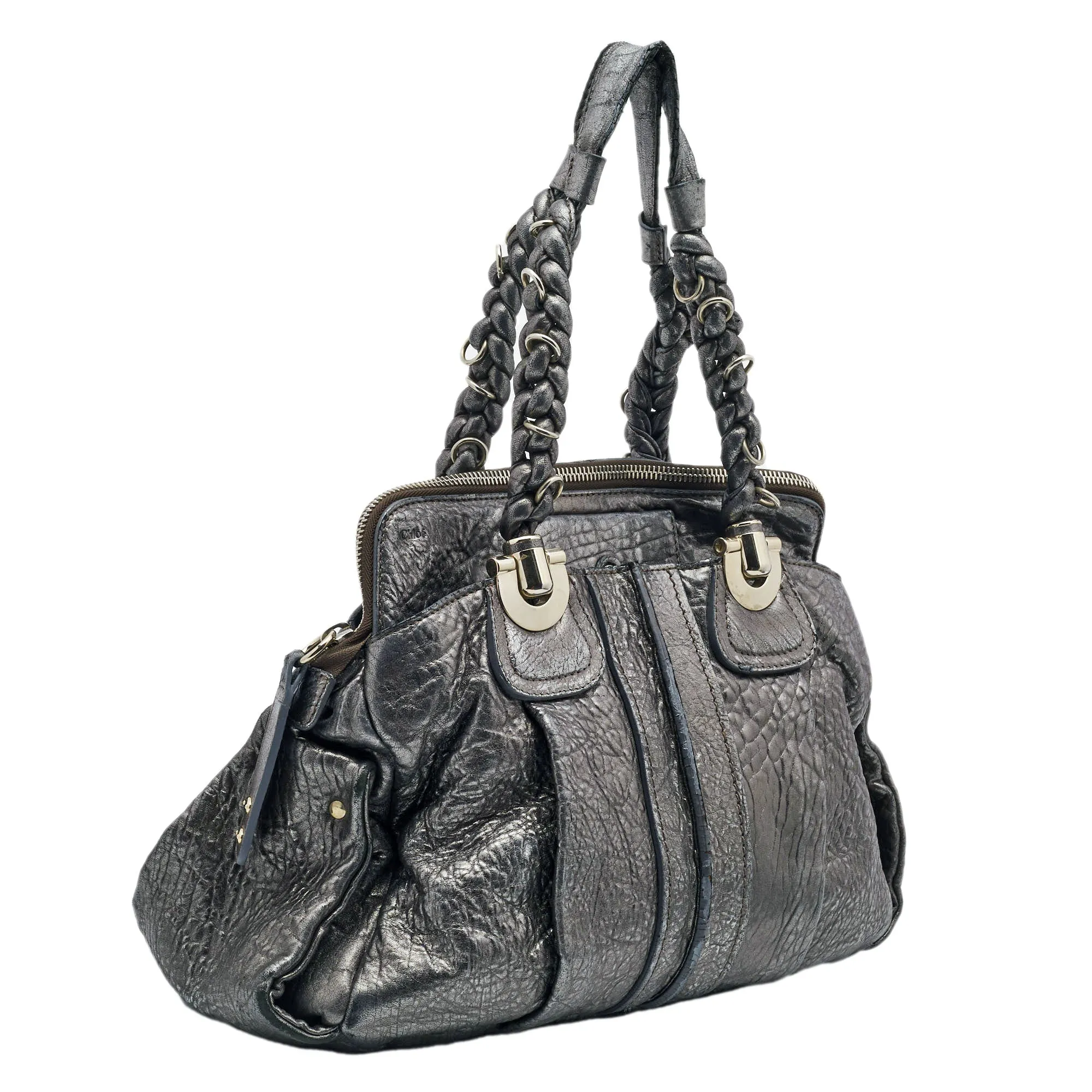 Chloe  Leather Heloise Satchel