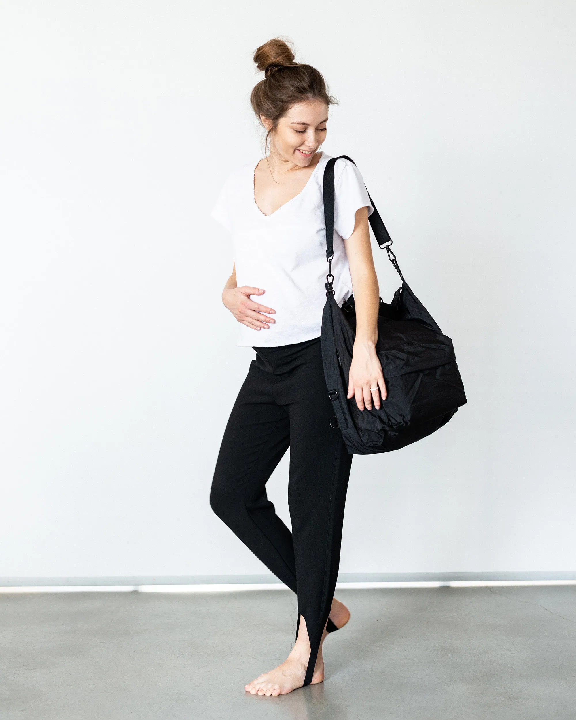 Classic Diaper Bag | Black Nylon