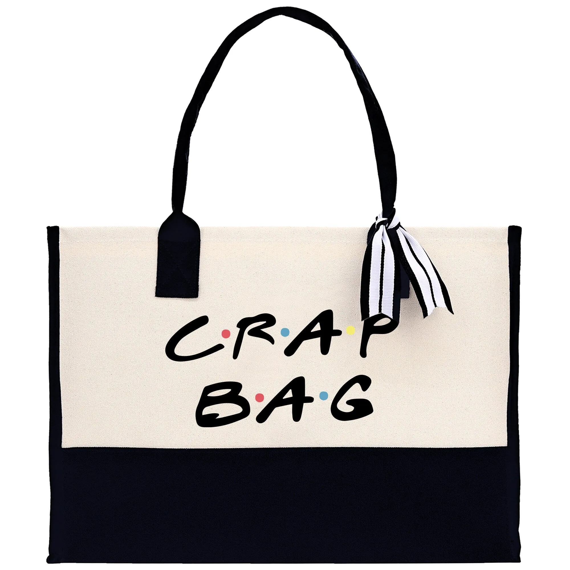 Crap Bag Cotton Canvas Tote Library Bag Birthday Gift Teacher Tote Funny Tote Bag Vacation Gift Work Tote Bag Friends Inspired Tote Bag
