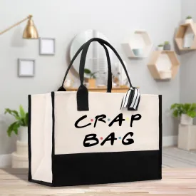 Crap Bag Cotton Canvas Tote Library Bag Birthday Gift Teacher Tote Funny Tote Bag Vacation Gift Work Tote Bag Friends Inspired Tote Bag