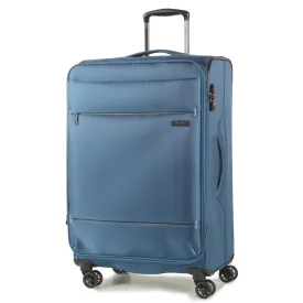 DELUXE-Lite 4 Wheel Expandable Medium Suitcase 72cm - Teal