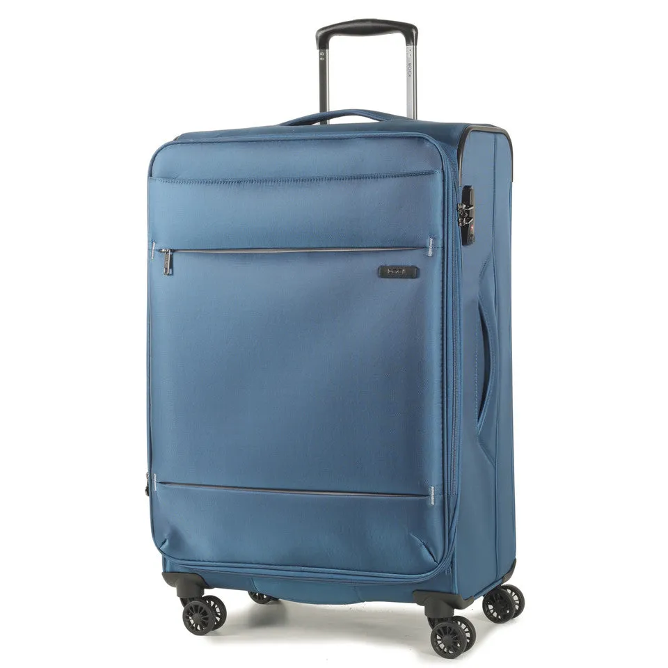 DELUXE-Lite 4 Wheel Expandable Medium Suitcase 72cm - Teal