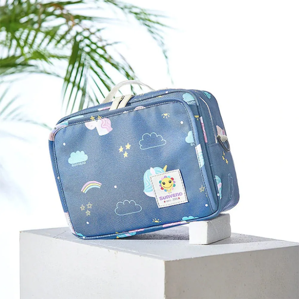 Diaper Travel Kit Diaper Bag - Unicorn Blue