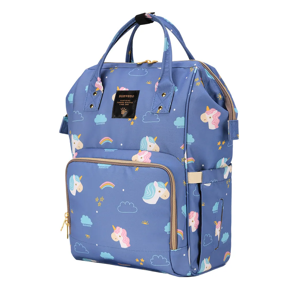 Diaper Travel Kit Diaper Bag - Unicorn Blue