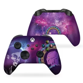 DreamController Blackk Panther Custom X-box Controller Wireless compatible with X-box One/X-box Series X/S Proudly Customized in USA with Permanent HYDRO-DIP Printing(NOT JUST A SKIN) (MODDED)