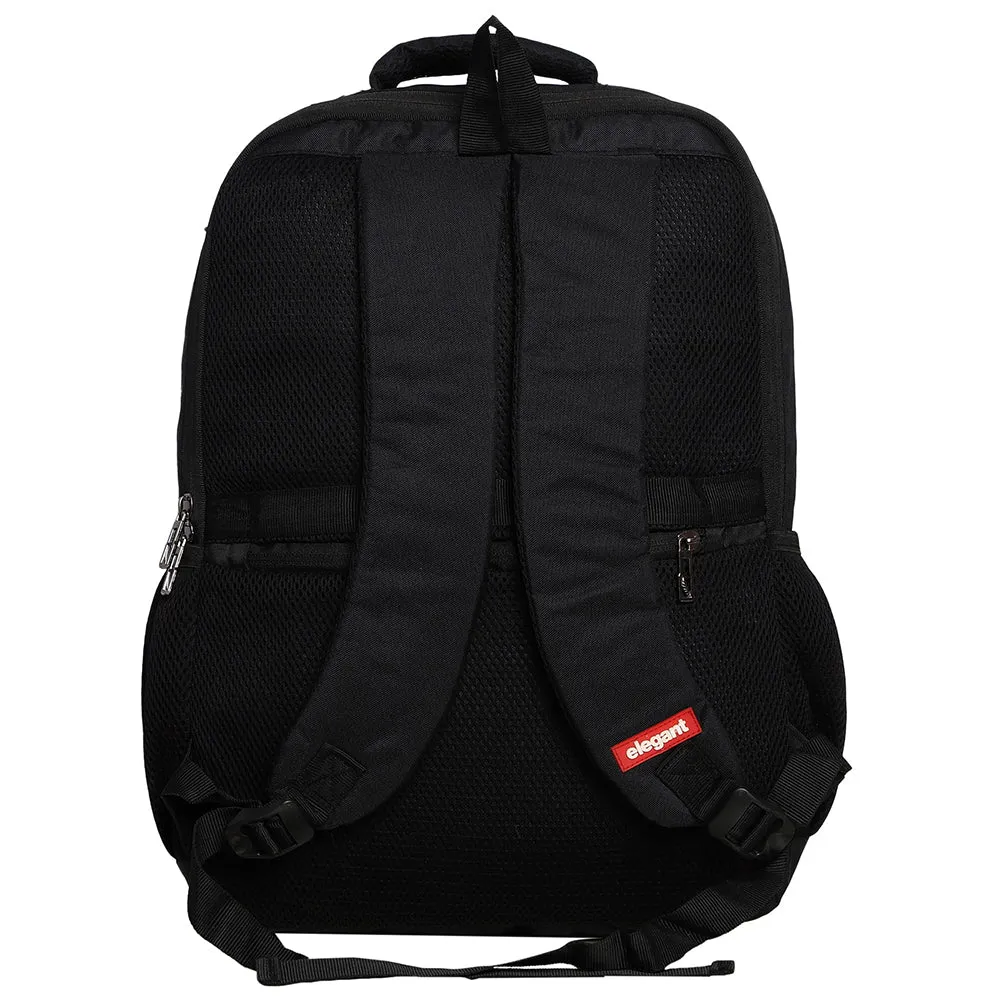 Elegant BLCK01 Square Laptop Backpack & Bags - Black