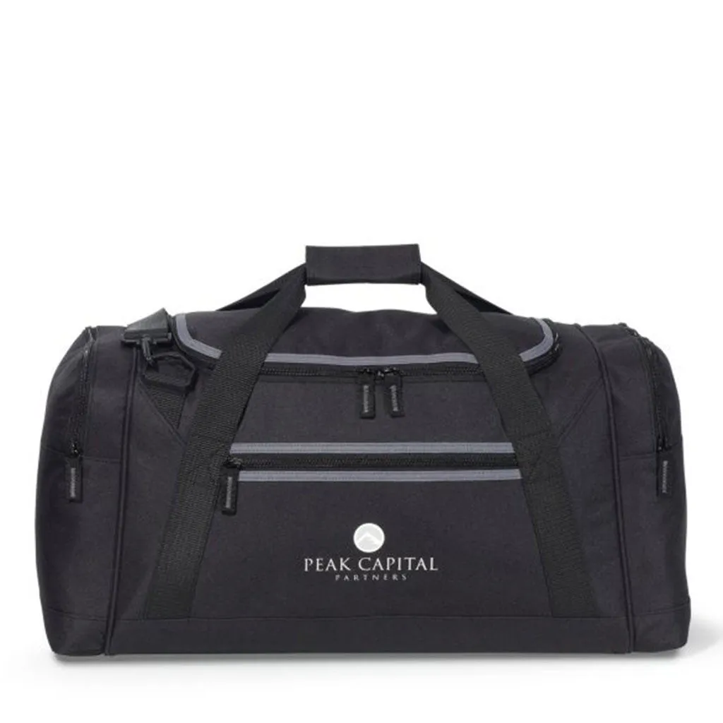 Gemline Black Terrain Travel Duffel
