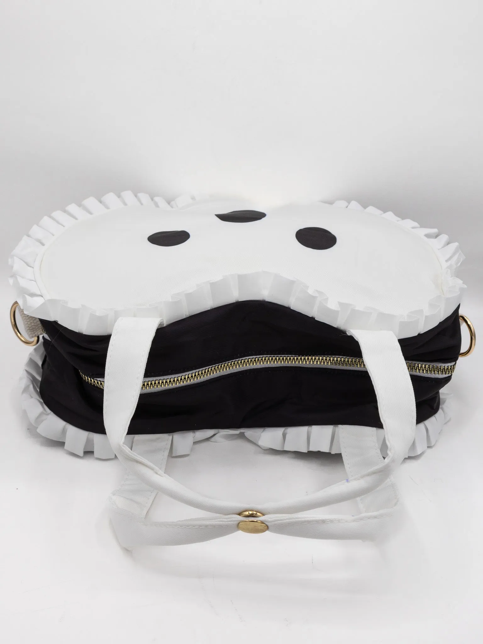 Heart Shaped Ghost Ruffle Purse