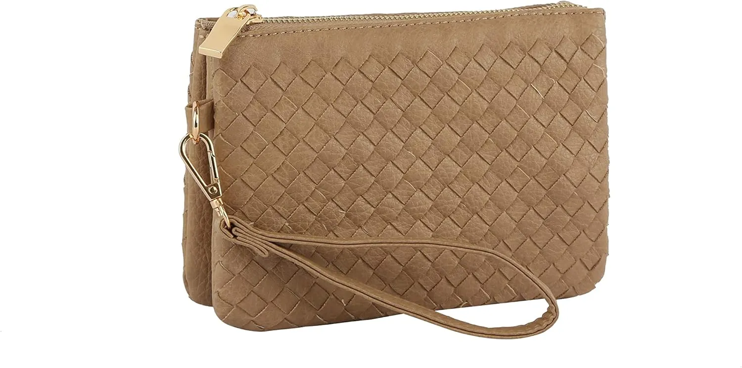 HR Shoulder Bags Wristlet Clutch Handbags convertible to crossbody