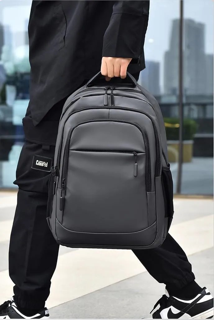 Laptop Backpack, Business Travel Durable Laptop Backpack For Men Women-Grey