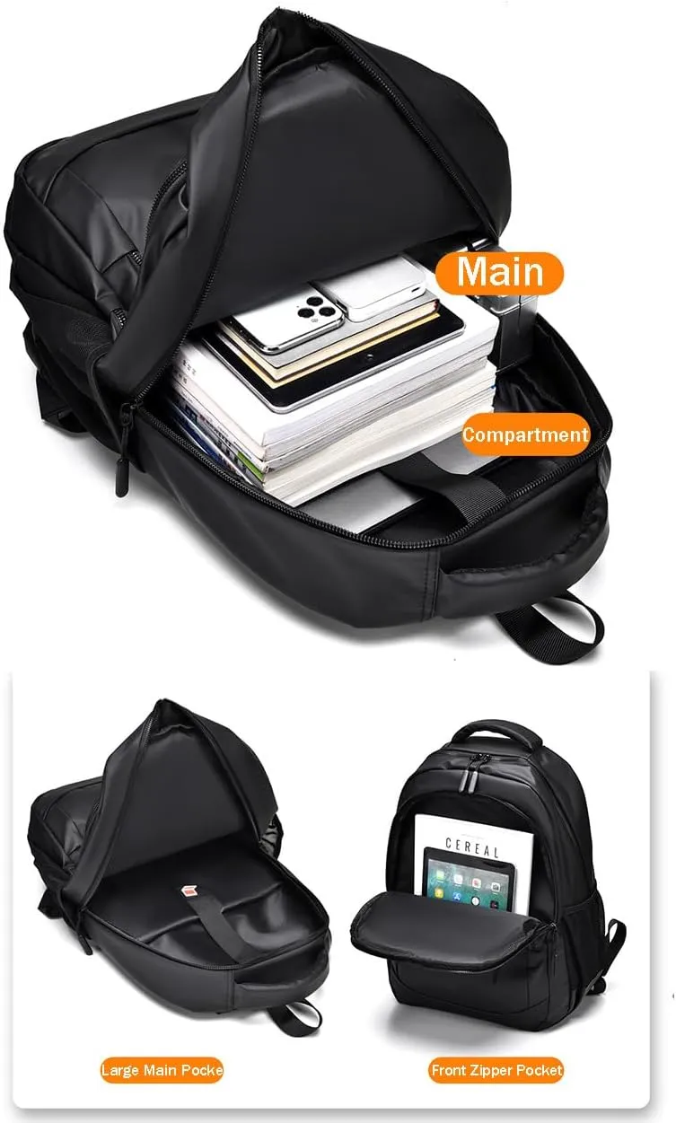 Laptop Backpack, Business Travel Durable Laptop Backpack For Men Women-Grey