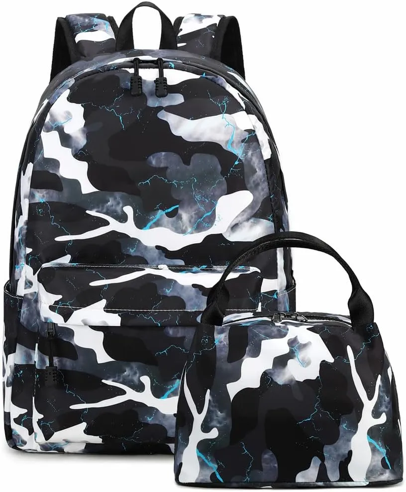 Lmwzh Backpack For Boys Elementary School Bags Kids Bookbag Waterproof Lightweight Durable(A-Black)