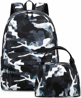 Lmwzh Backpack For Boys Elementary School Bags Kids Bookbag Waterproof Lightweight Durable(A-Black)