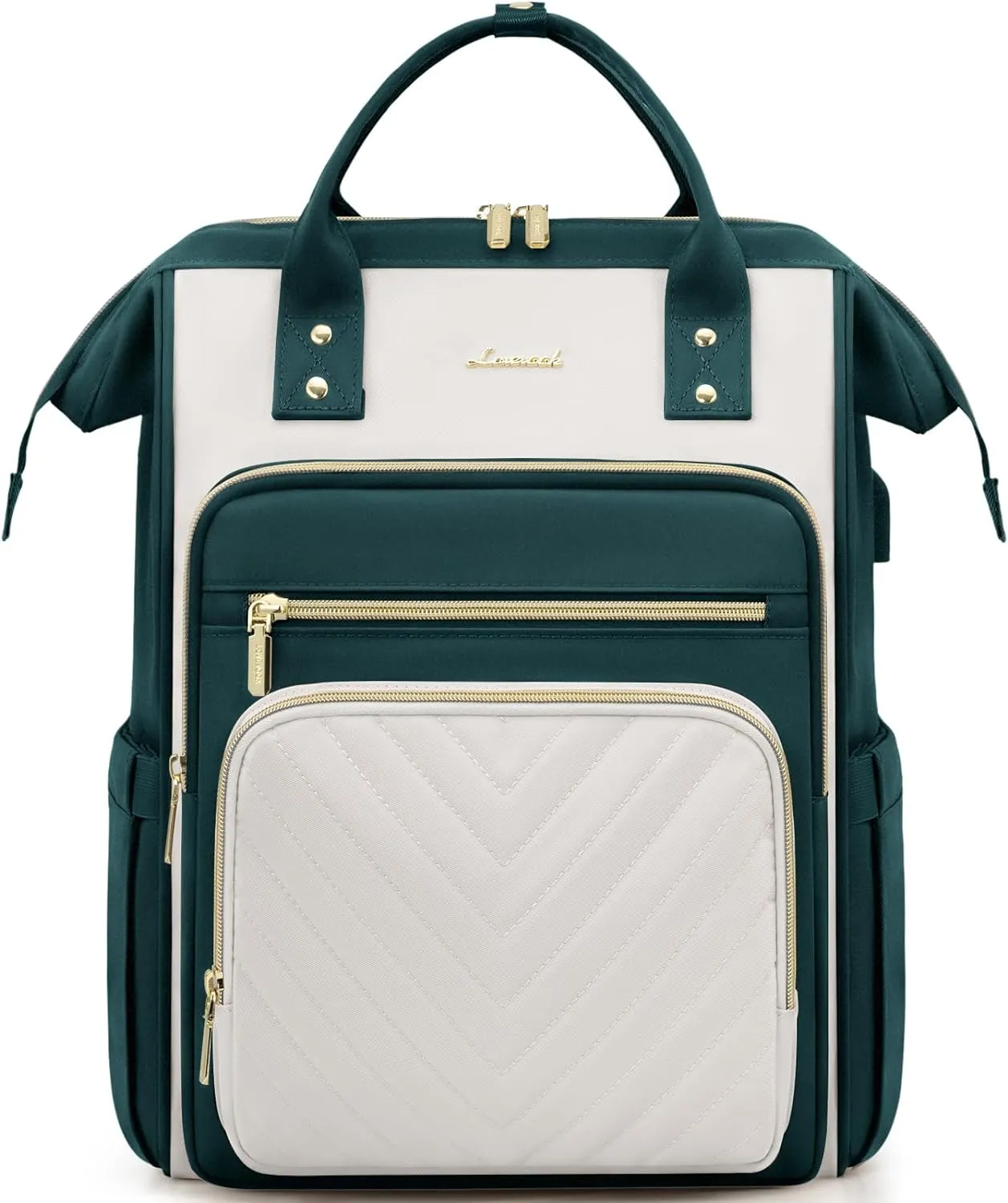 LOVEVOOK 15.6 Inch Laptop Backpack for Women,Travel Work Backpack Purse with USB Port,Large Capacity Nurse Bag Teacher Backpack,Waterproof Casual Daypack Business Computer Bag