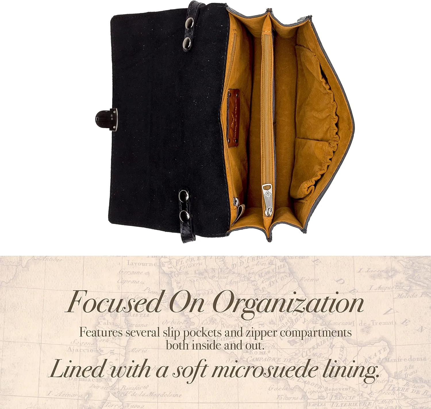 Patricia Nash | Lanza Leather Crossbody Bag | Women's Crossbody Purse | Crossbody Clutch