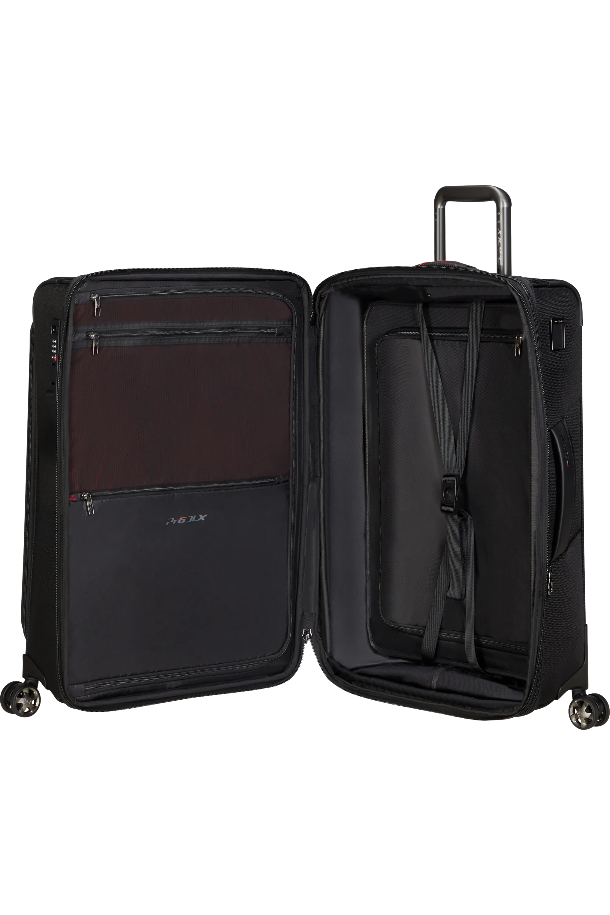 PRO-DLX 6 TRVL Spinner Expandable (4 wheels) 67cm - Black