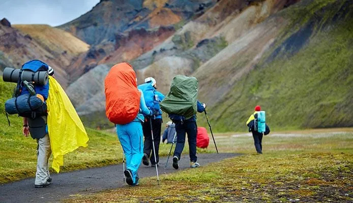 Rain-Resistant Backpack Raincoat