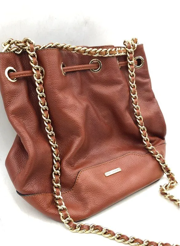 Rebecca Minkoff Brown Leather Bucket Bag