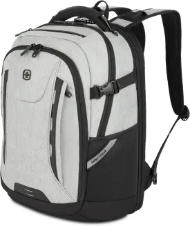 SwissGear Travel Tech Pro Laptop Backpack  Fits Laptops up to 16  ScanSmart TSA-Friendly Backpack with Multiple Organizer Pockets  Grey Heather
