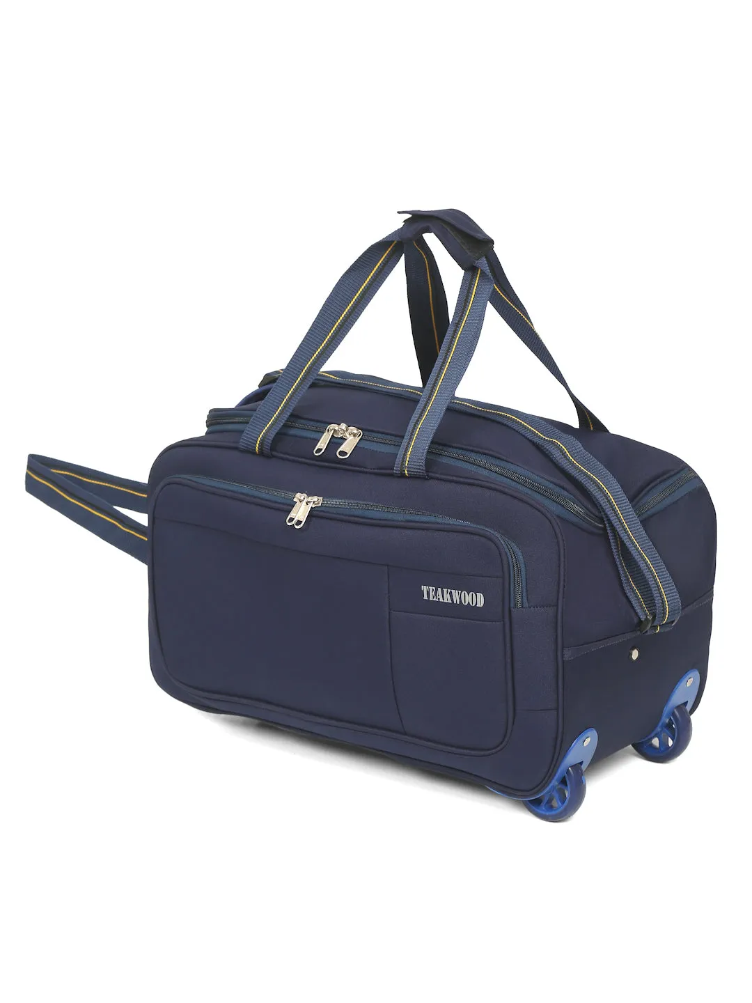 Teakwood Rolling Medium Duffel Bag (Blue)