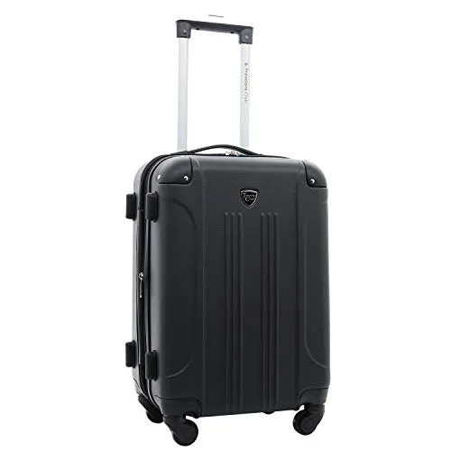 Travelers Club Sky  Luggage Set, Black, 5 Piece