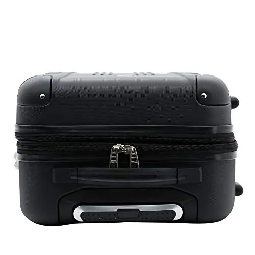 Travelers Club Sky  Luggage Set, Black, 5 Piece