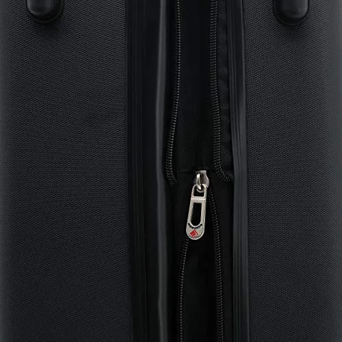 Travelers Club Sky  Luggage Set, Black, 5 Piece