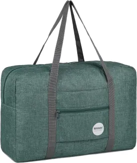WANDF For Spirit Airlines Personal Item Bag 18x14x8 Travel Duffel Bag Underseat Foldable Carry-on Luggage for Women