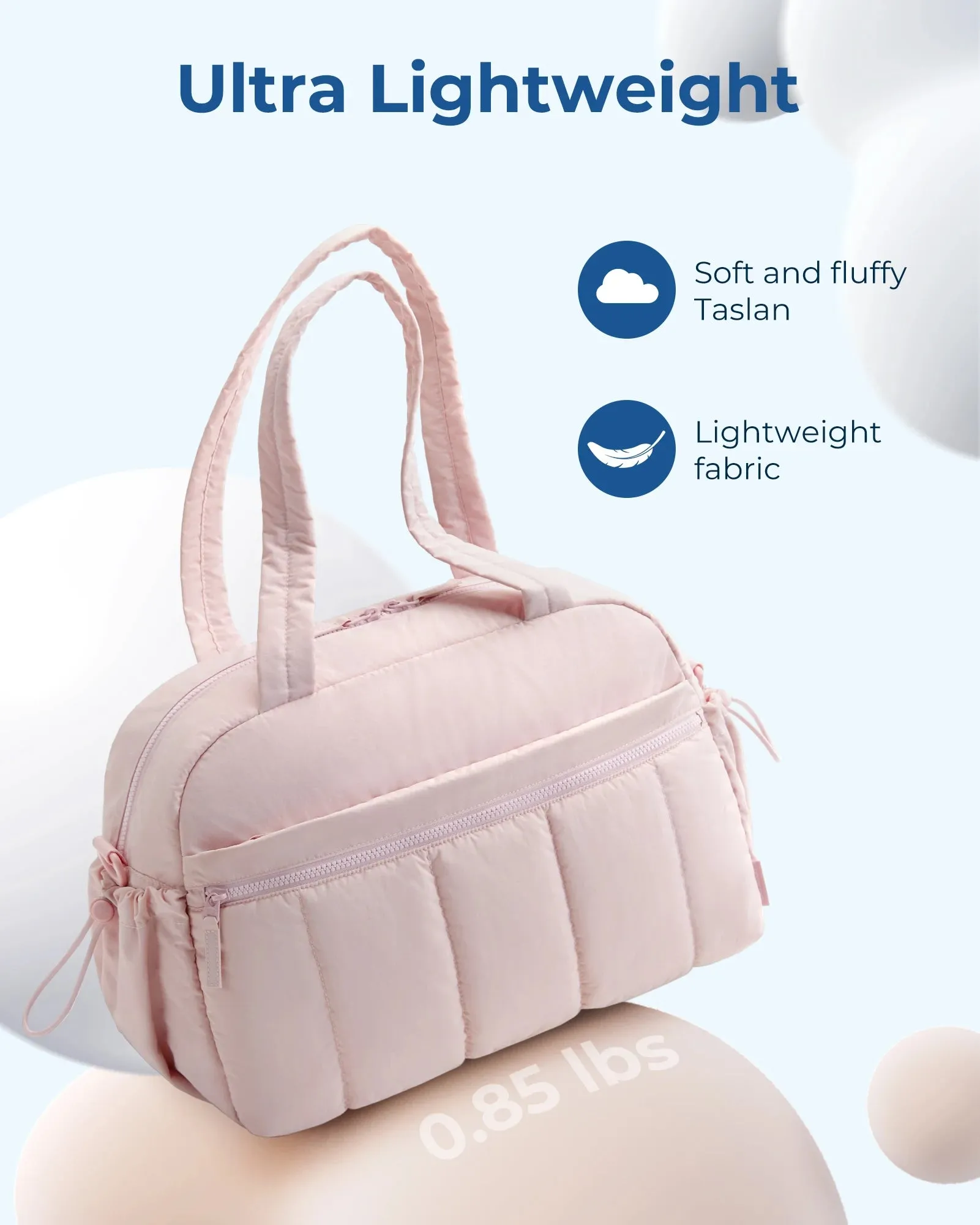 Waterproof Women's Travel Duffel Bag with Wet Pocket